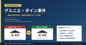 建売住宅は「建築の著作物」か――グルニエ・ダイン事件が引いた著作物性の高いハードル